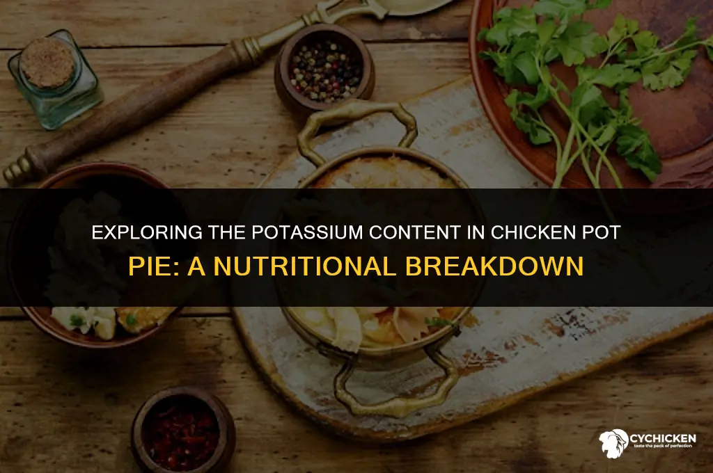 is chicken pot pie high in potassium
