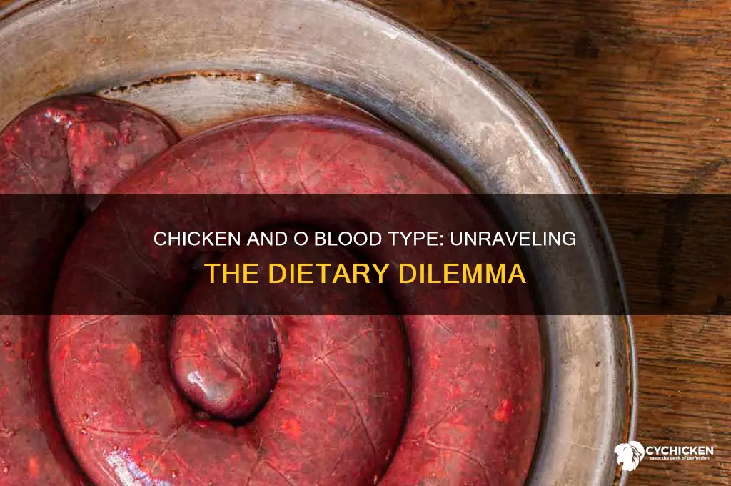 is chicken problamatic to o type bloid