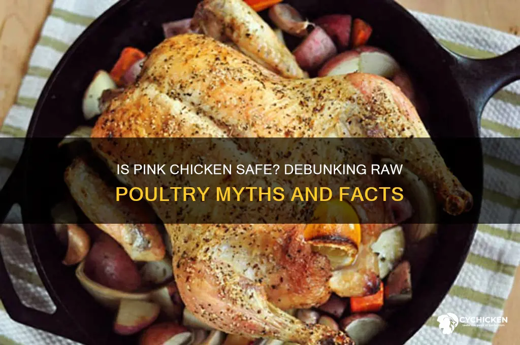 is chicken raw if it