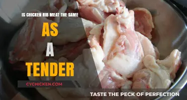Chicken Rib Meat and Tender: What's the Difference?