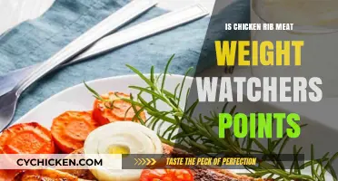 Weight Watchers Points for Chicken Rib Meat: A Healthy Guide