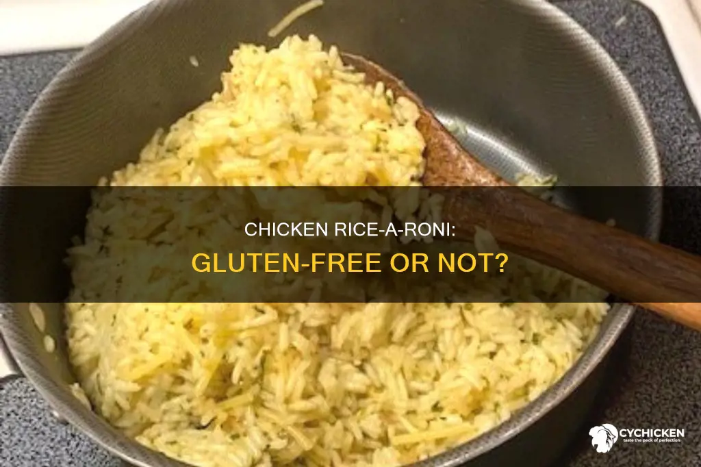 is chicken rice a roni seasoning packet gluten free