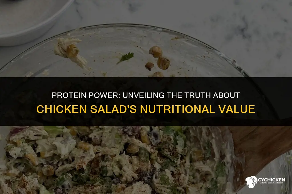 is chicken salad high protein