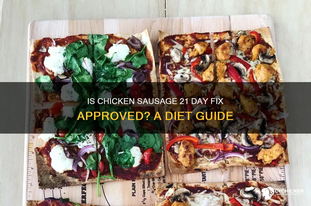 is chicken sausage 21 day fix approved