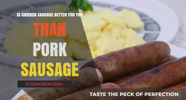 Chicken Sausage: A Healthier Alternative to Pork?