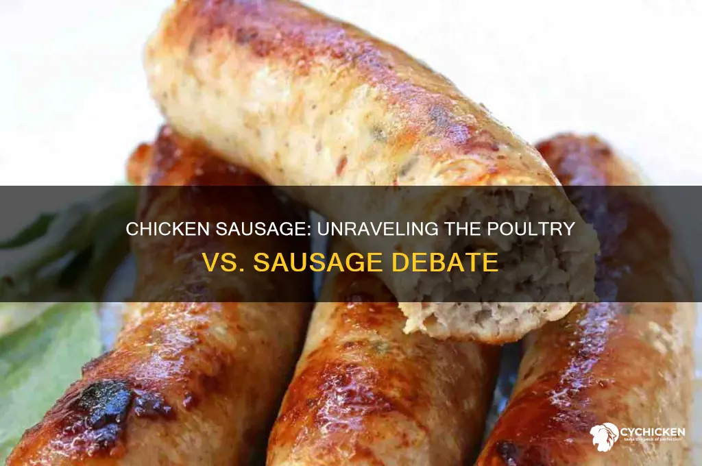 is chicken sausage more chicken or sausage