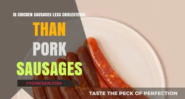 Chicken vs. Pork Sausages: Which Has Less Cholesterol?