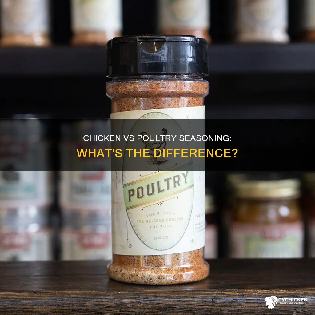 is chicken seasoning and poultry seasoning the same thing