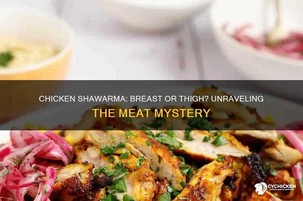 is chicken shawarma breast or thigh