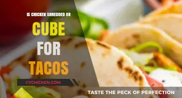 Shredded vs. Cubed Chicken: Which is Best for Tacos?