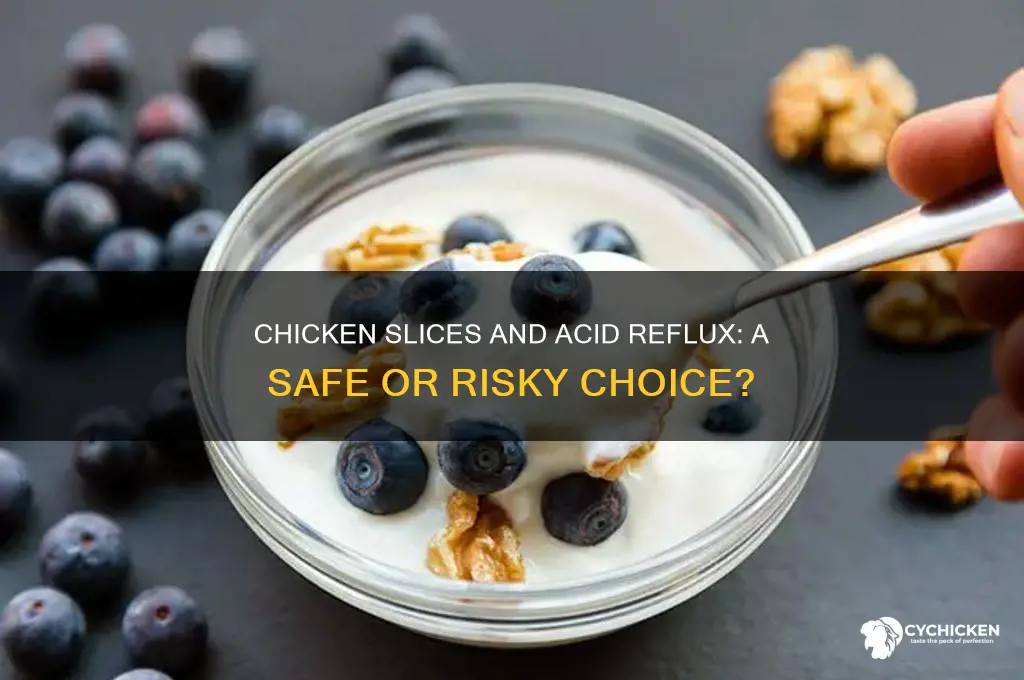 is chicken slices ok for acid reflux