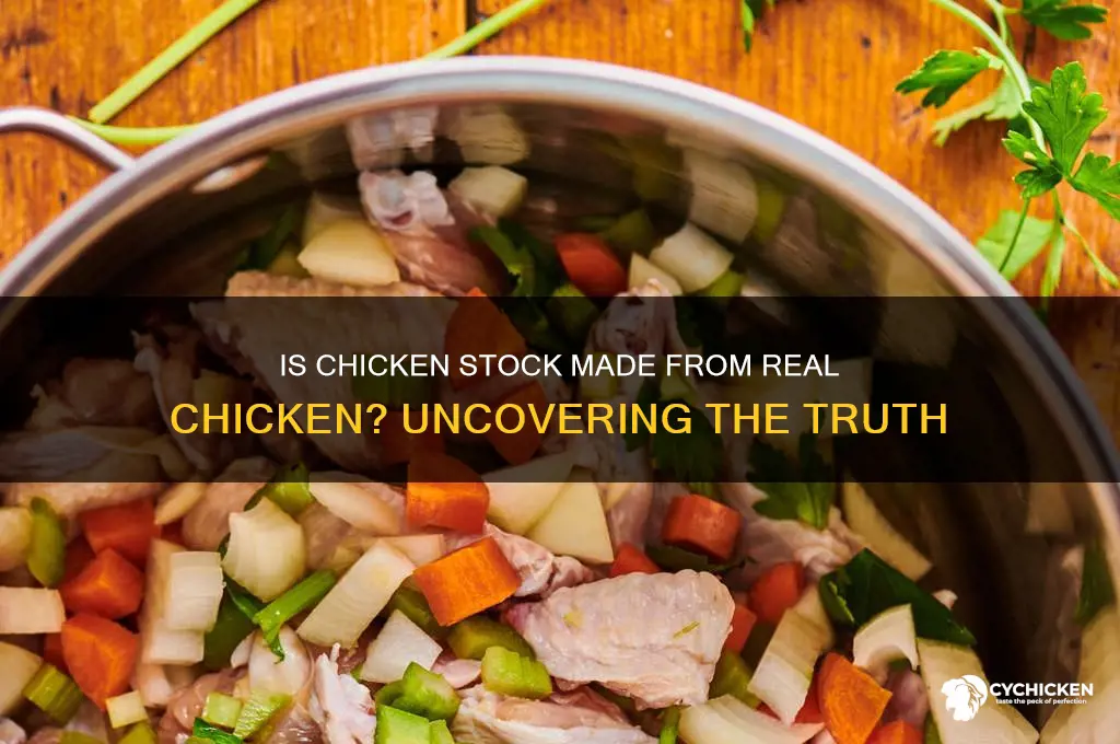 is chicken stock made from real chicken