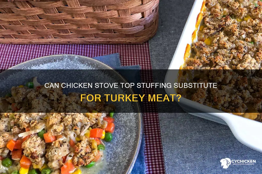 is chicken stove top interchangeable with turkey meat