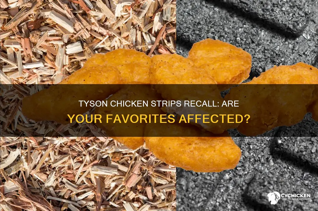 is chicken strip tyson part of recall