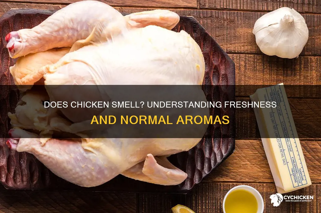 is chicken suppose to have a smell