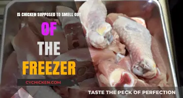 Chicken Smells From the Freezer: What's Normal?