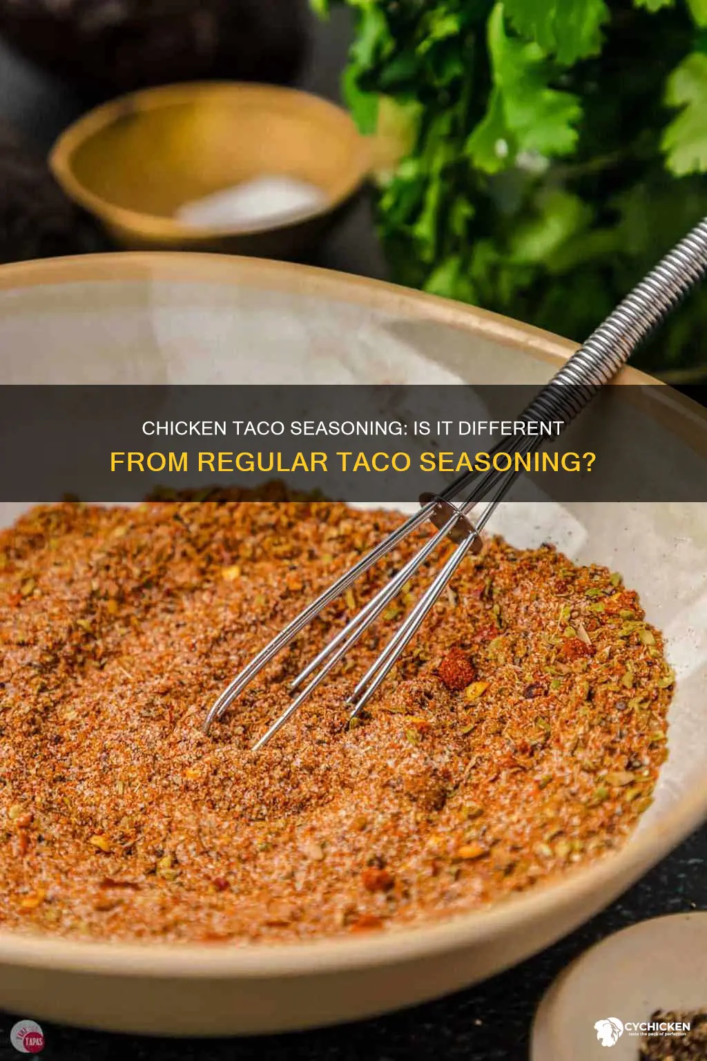 is chicken taco seasoning the same as taco seasoning