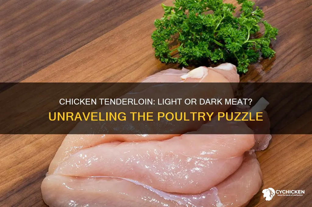 is chicken tenderloin light or dark meat