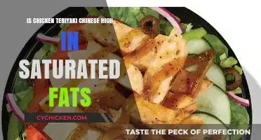 Is Chicken Teriyaki Chinese Food High in Saturated Fats?