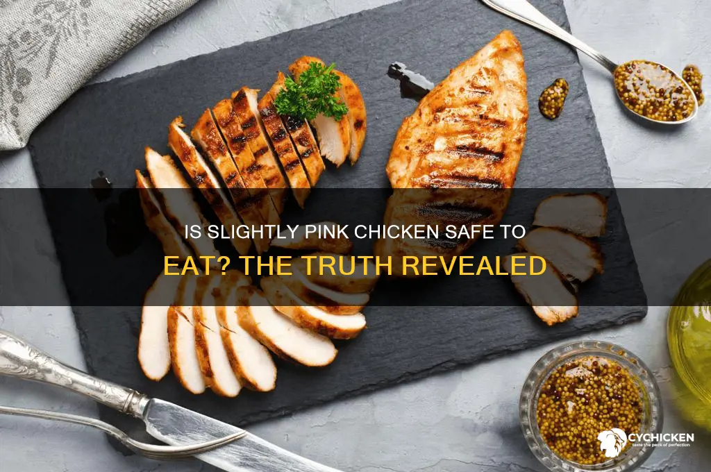 is chicken that a little pink ok