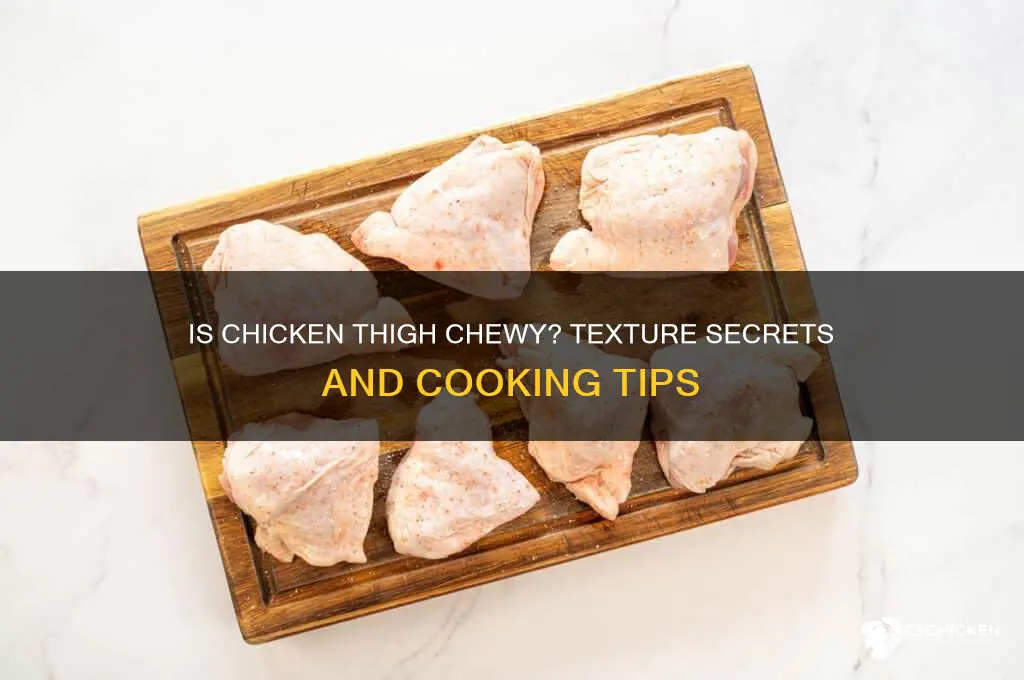 is chicken thigh chewy