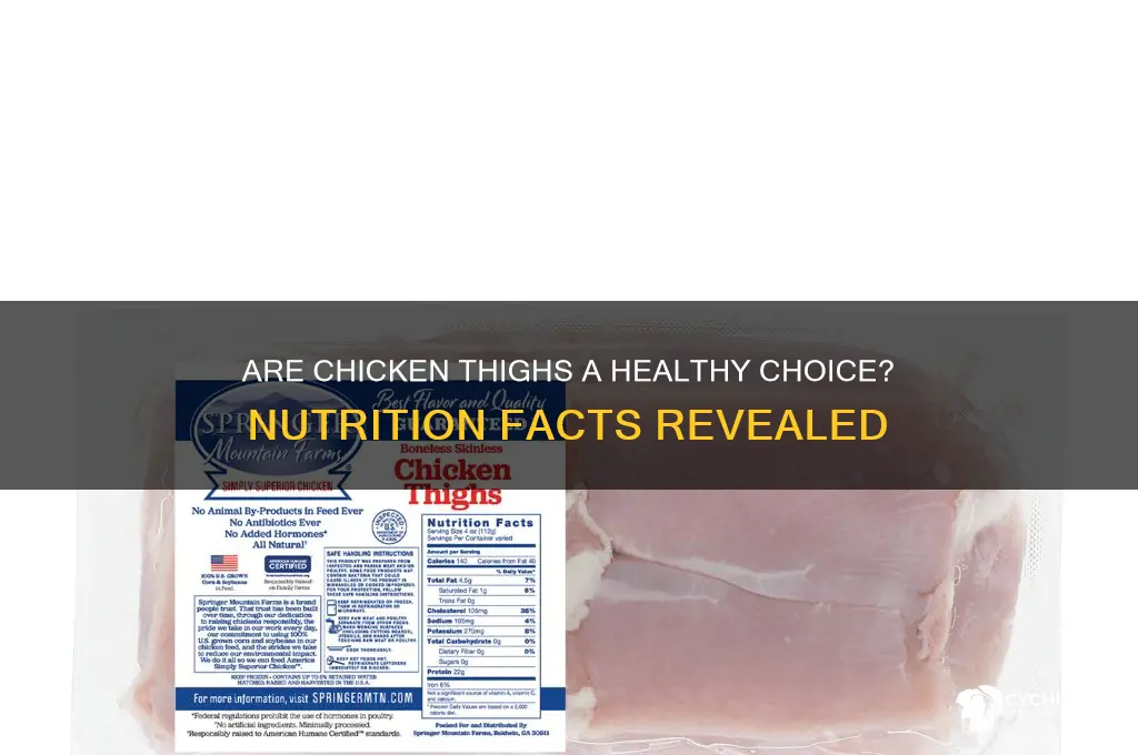 is chicken thigh healthy