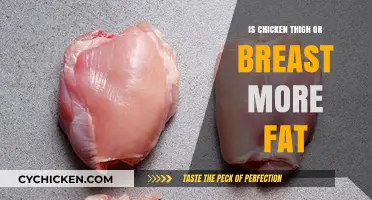Chicken Thigh vs. Breast: Which Cut Contains More Fat?