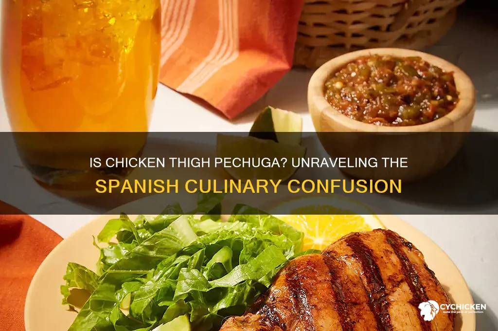is chicken thigh pechuga
