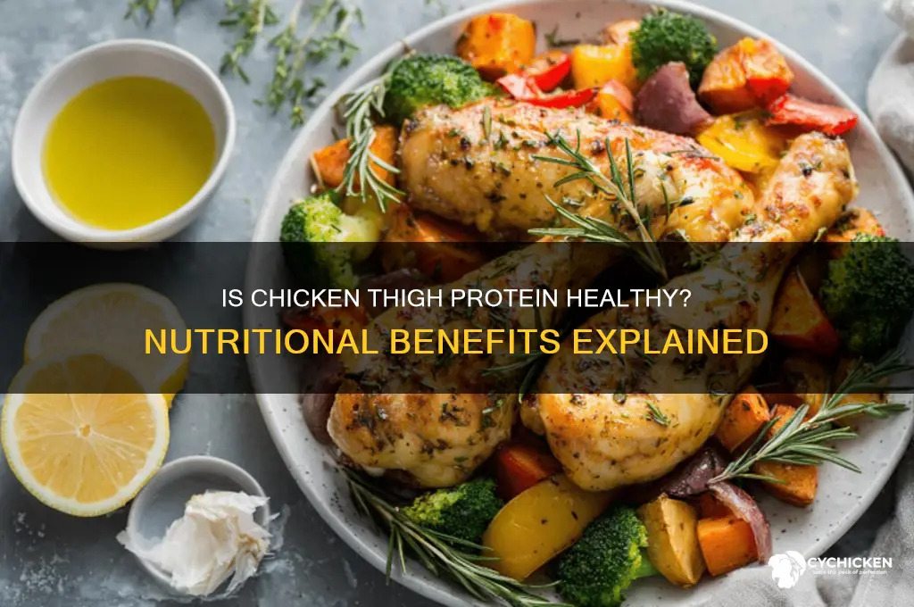 is chicken thigh protein