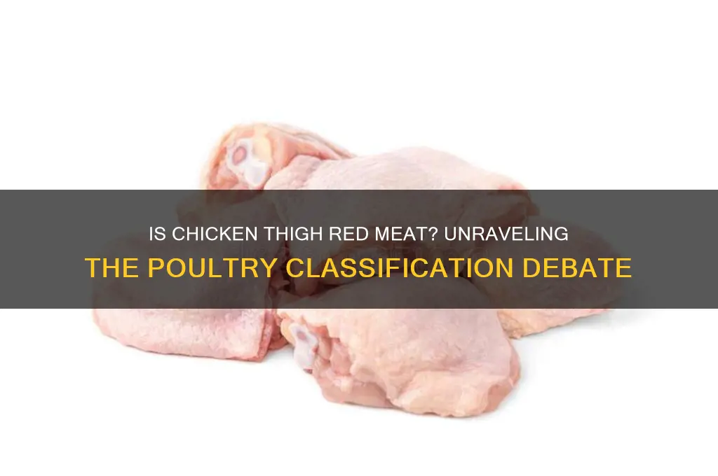 is chicken thigh red meat
