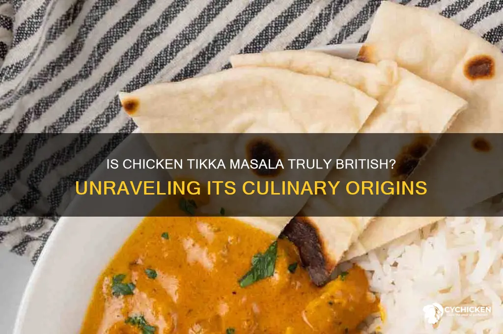 is chicken tikka masala a british dish