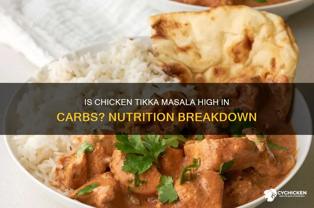 is chicken tikka masala high in carbs
