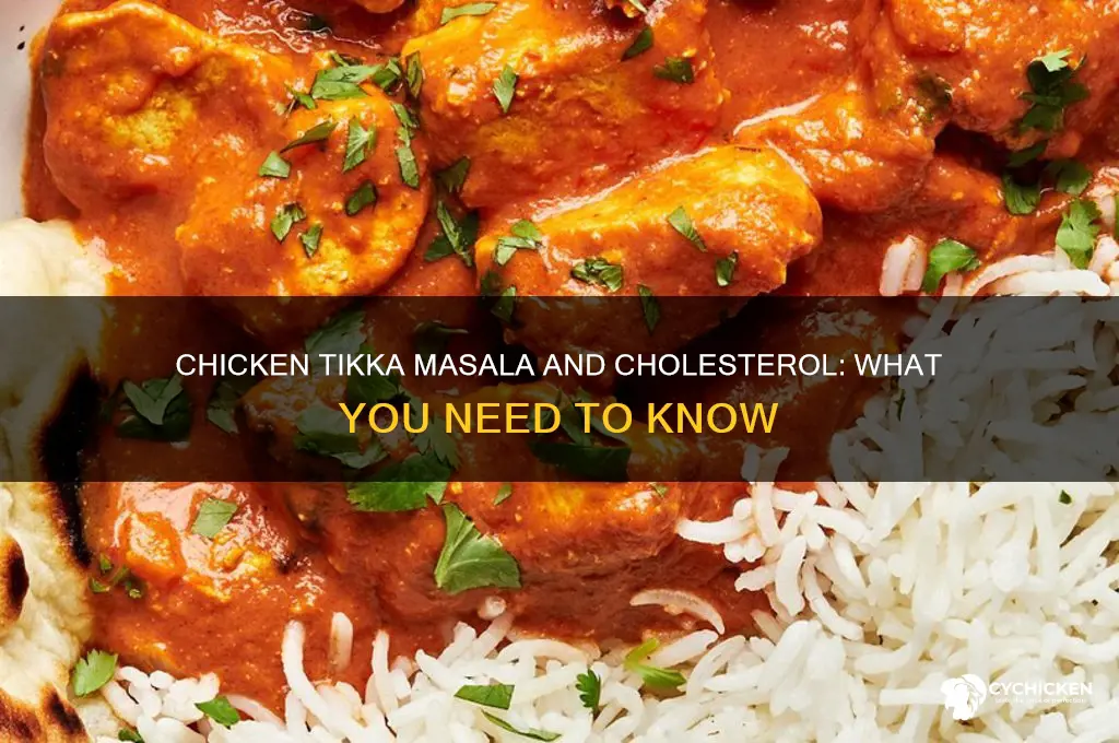 is chicken tikka masala high in cholesterol