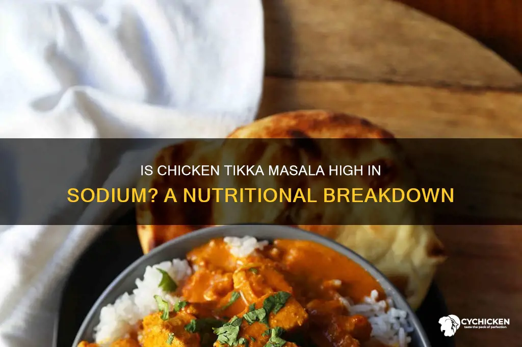 is chicken tikka masala high in sodium