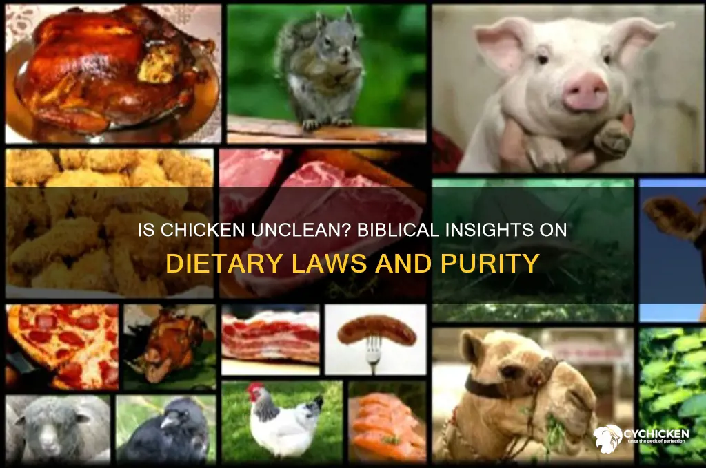 is chicken unclean according to the bible
