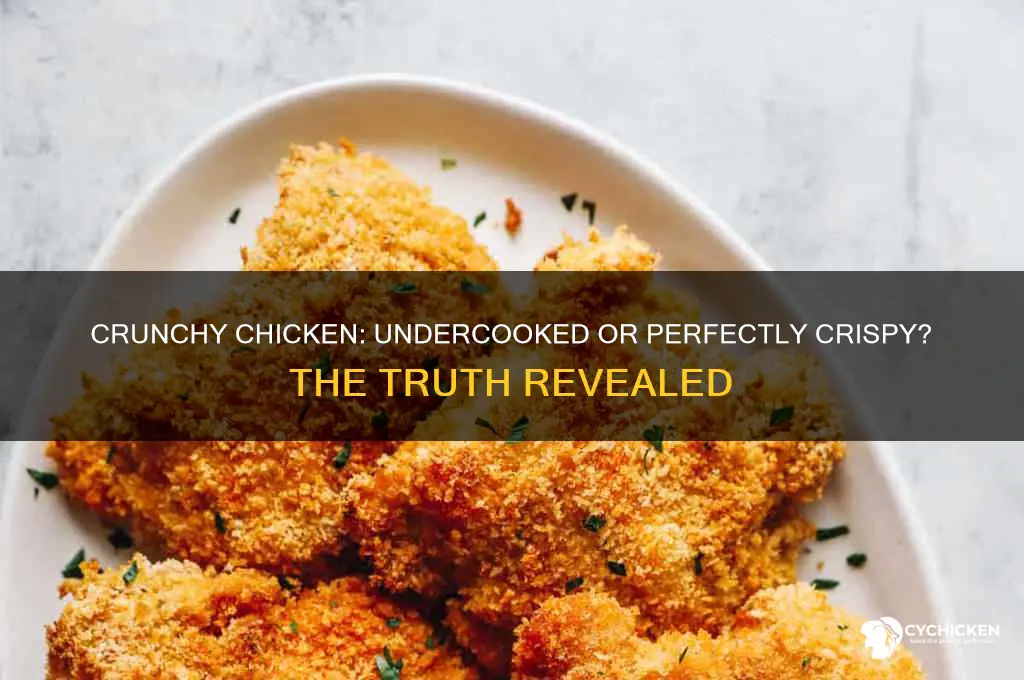 is chicken undercooked if it