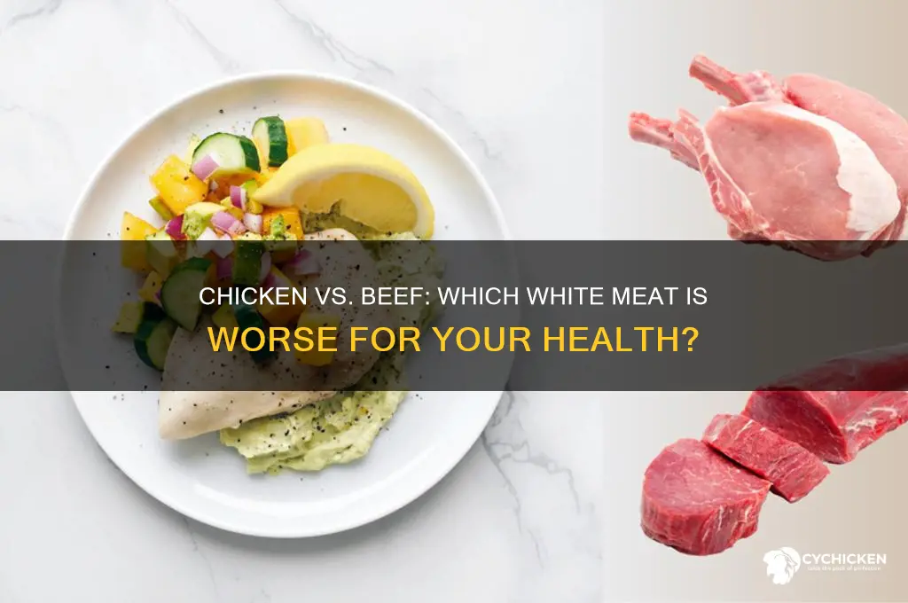 is chicken white meat worse than beef