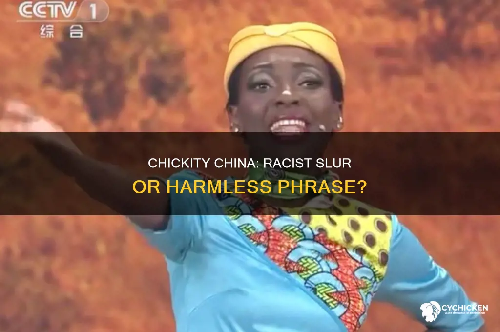 is chickity china the chinese chicken racist