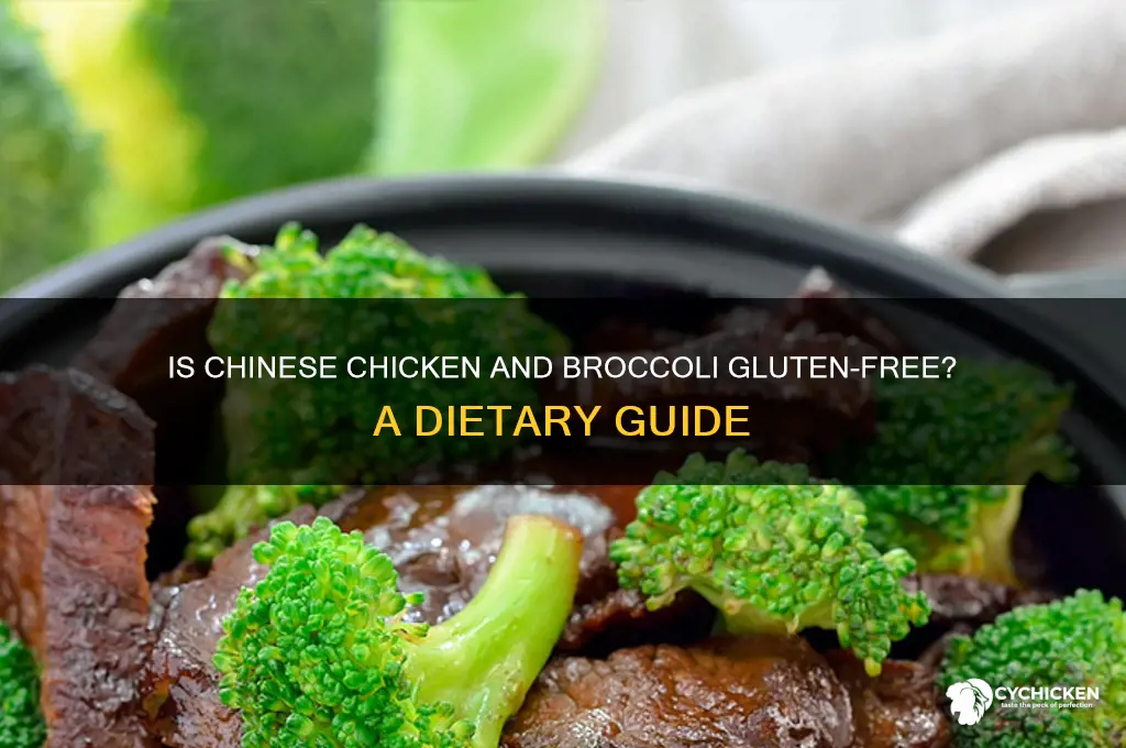 is chinese chicken and broccoli gluten free