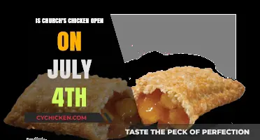 Is Church's Chicken Open on July 4th? Check Hours Here!