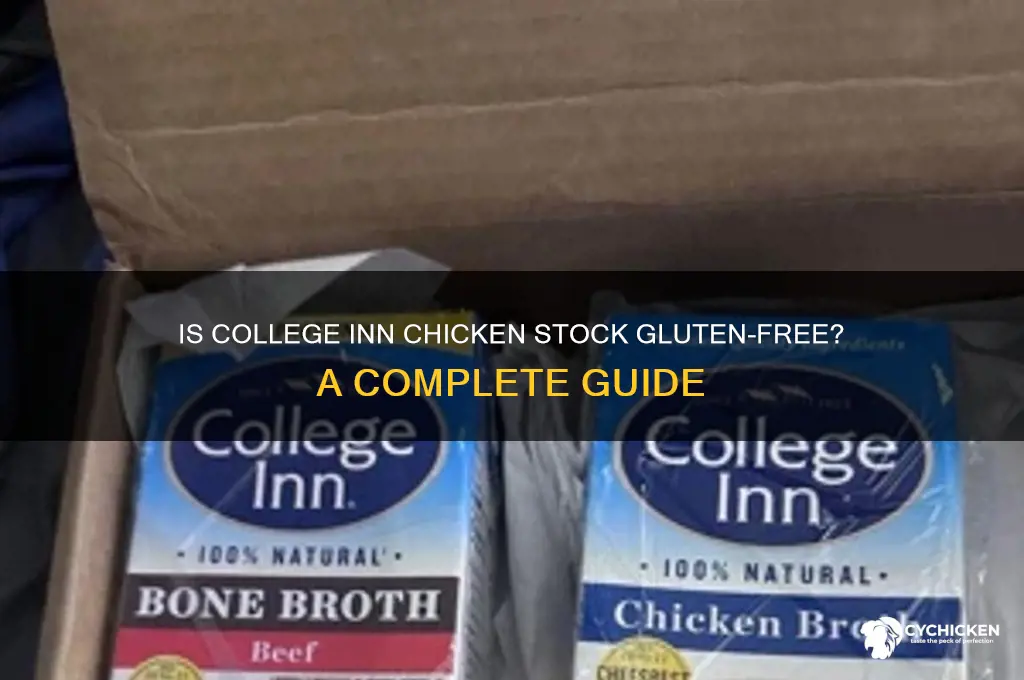 is college inn chicken stock gluten free