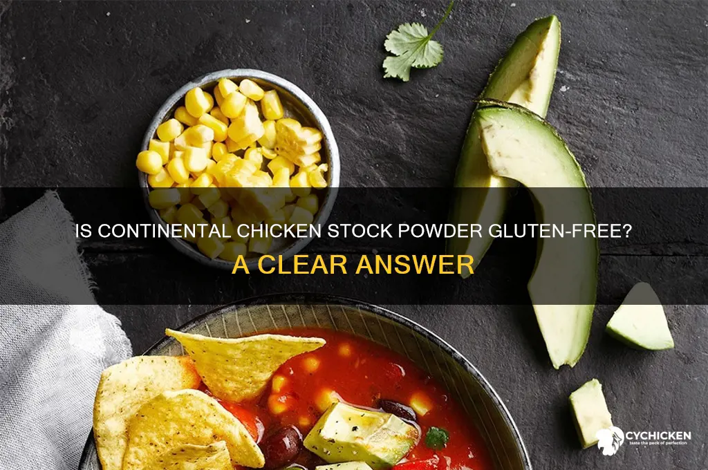is continental chicken stock powder gluten free