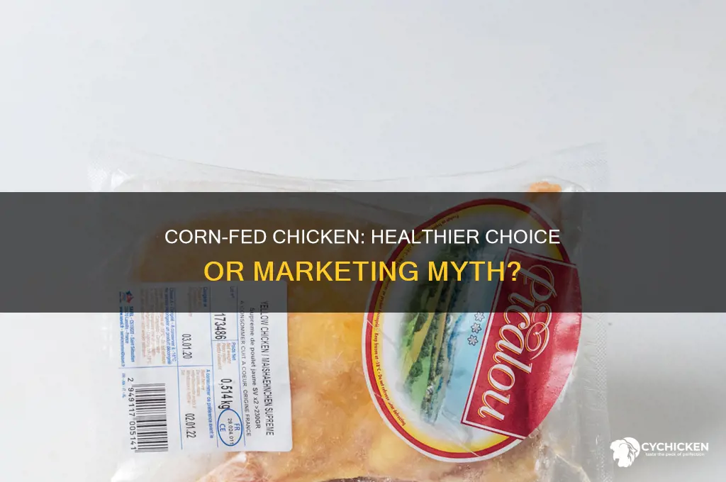 is corn fed chicken better for you