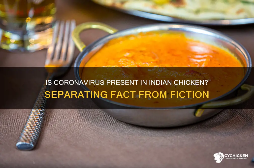is corona virus found in chicken in india