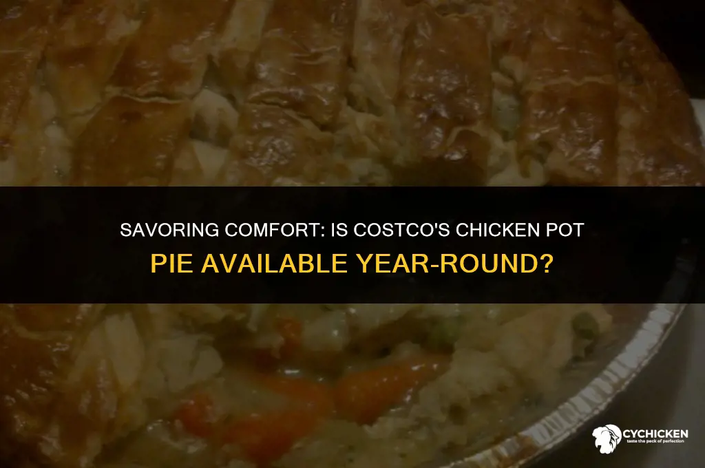 is cotcos chicken pot pie sold all year