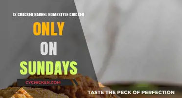 Cracker Barrel Homestyle Chicken: Sunday Exclusive or Everyday Menu Item?