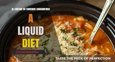 Is Cream of Chicken Soup a Liquid Diet Option?