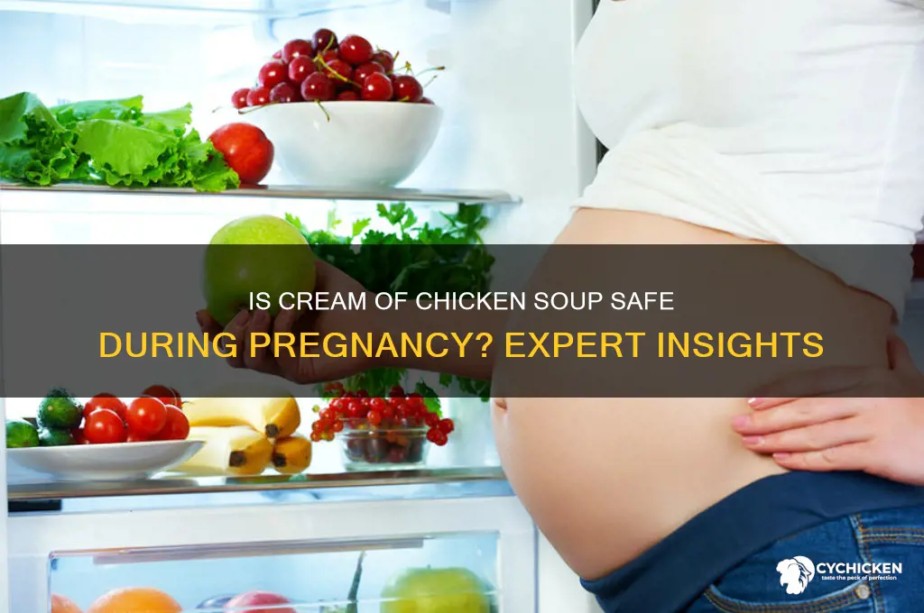 is cream of chicken safe during pregnancy