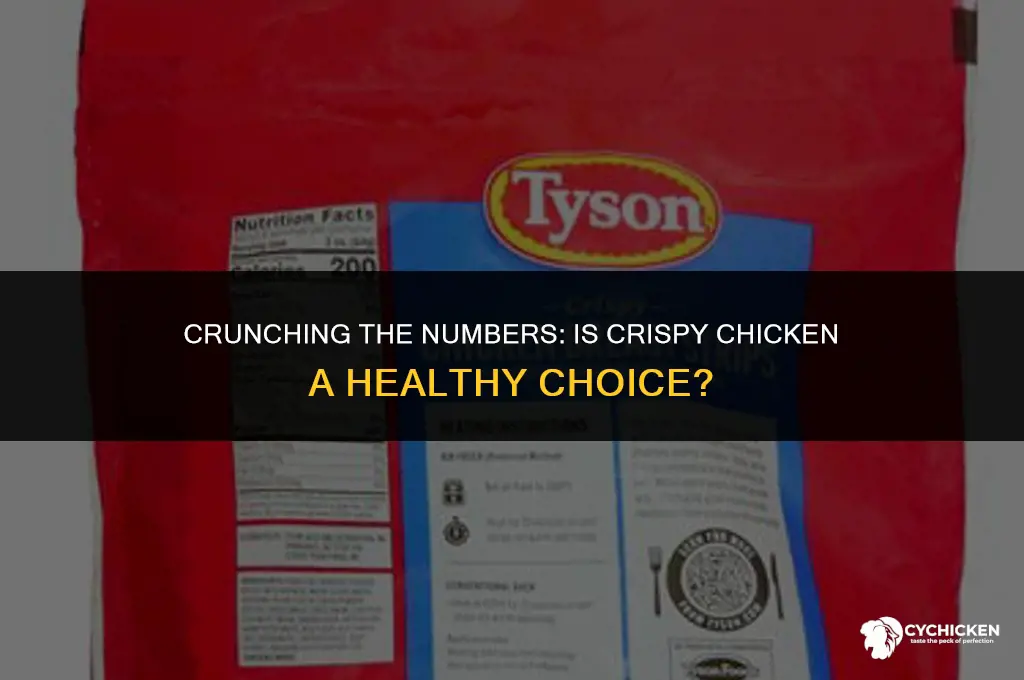 is crispy chicken healthy