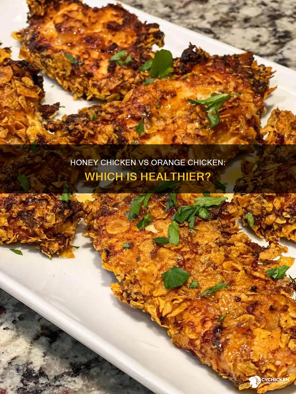 is crispy honey chicken or arange chicken better for you